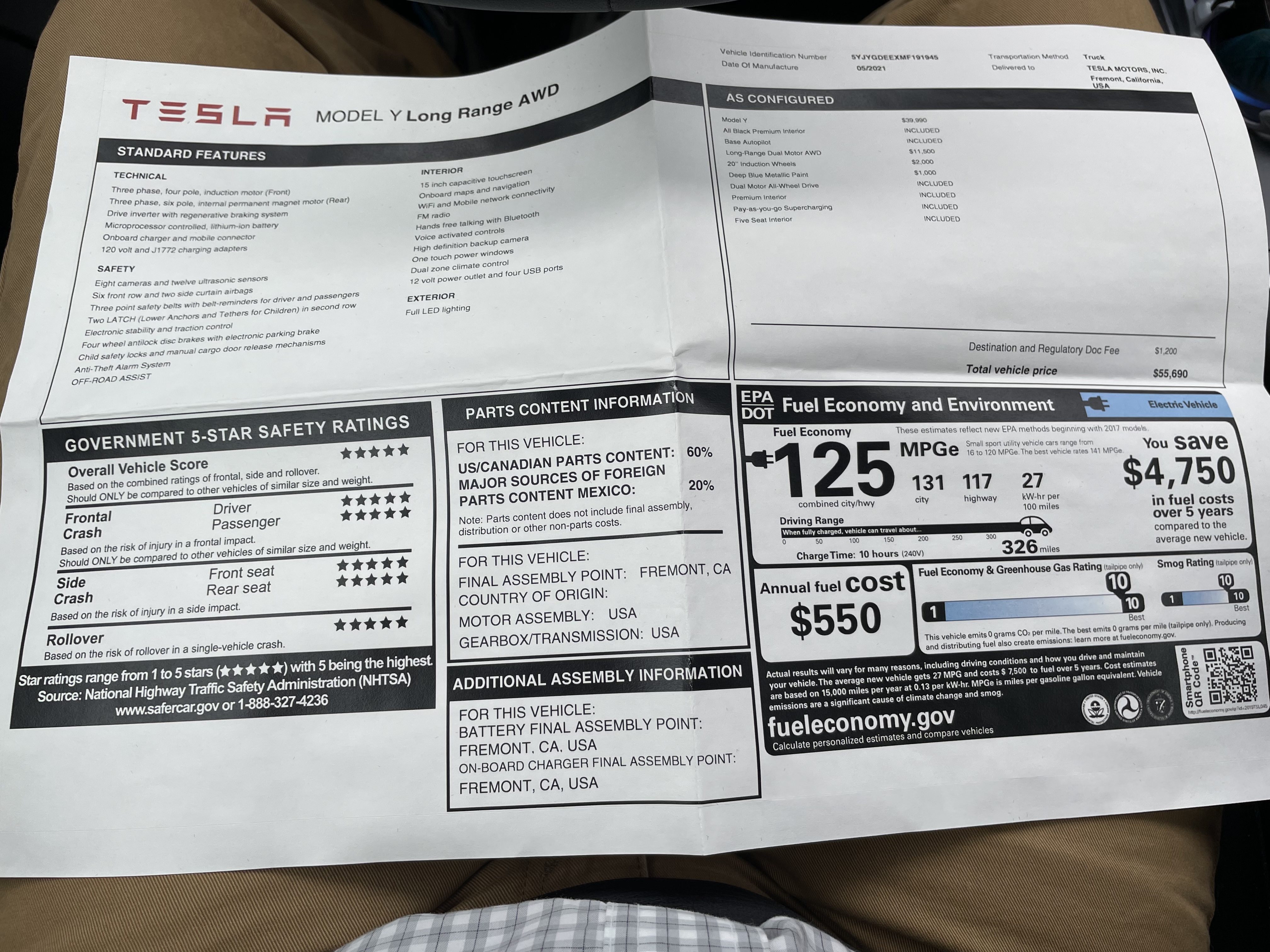 Tesla Contract