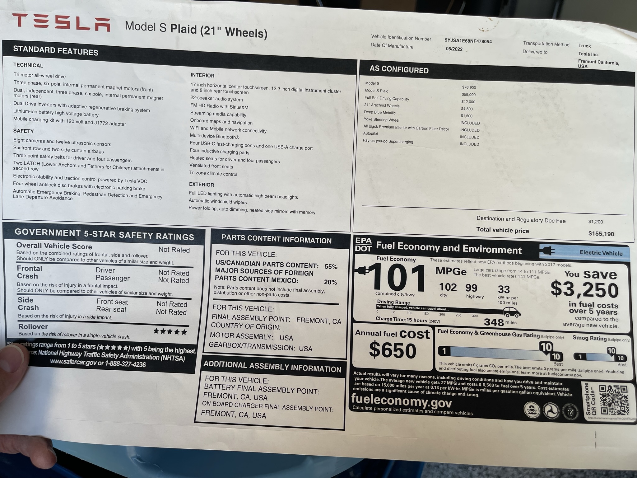 Tesla Contract